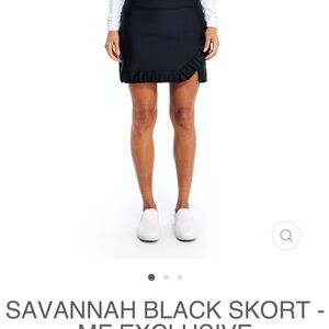 TZU TZU GOLF Savannah Black Skort